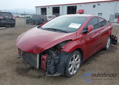 2013 Hyundai Elantra Limited from USA, damaged, VIN 5NPDH4AE4DH420963